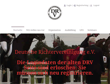 Tablet Screenshot of drv-online.de